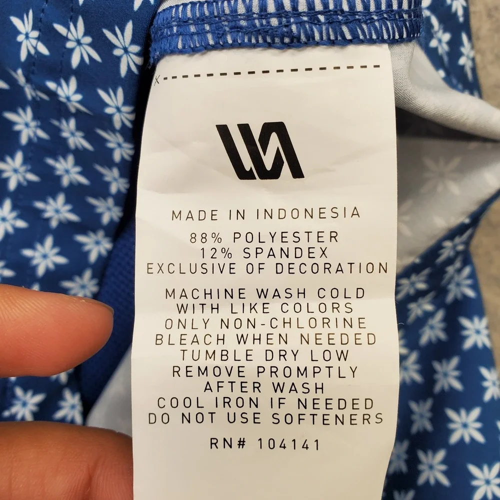 VRST Golf Shorts Mens Small Multi Floral 4-Way Relaxed Fit‎ Performance Stretch